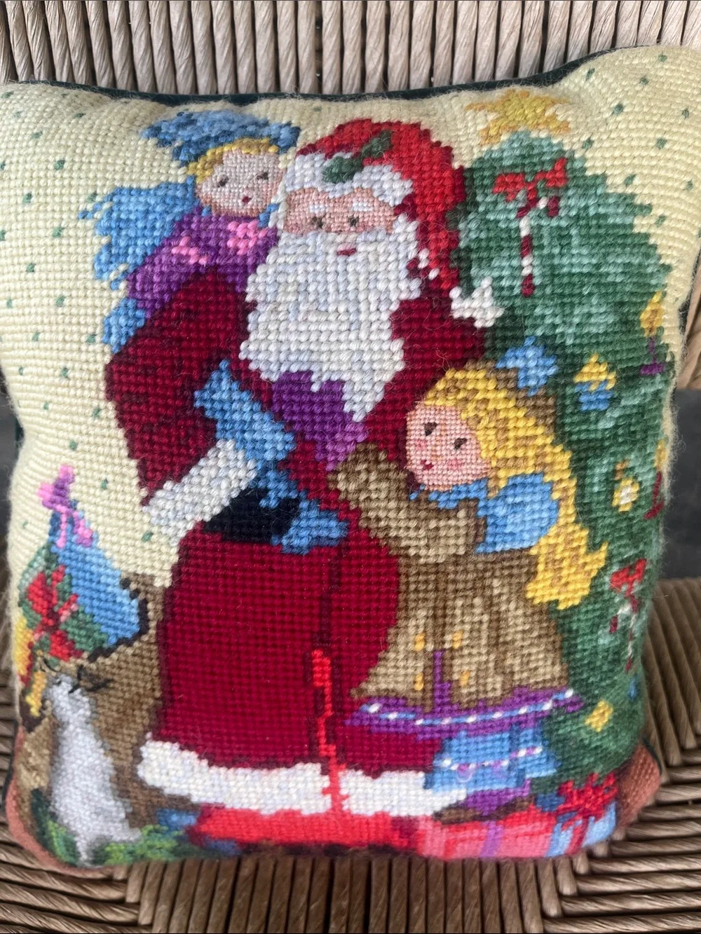 N/A festive needlepoint